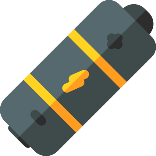 batería Basic Rounded Flat icono