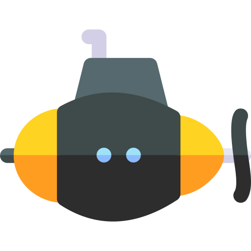 잠수함 Basic Rounded Flat icon