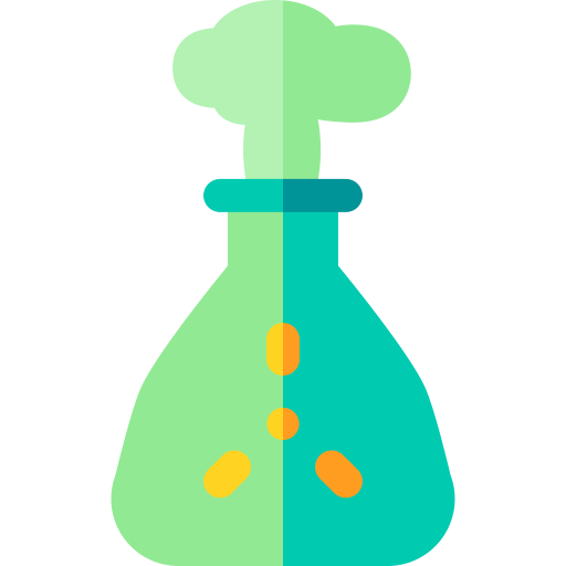 Test tube Basic Rounded Flat icon