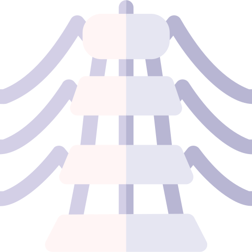 telekomunikacja Basic Rounded Flat ikona