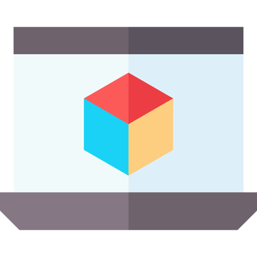 cube Basic Straight Flat Icône
