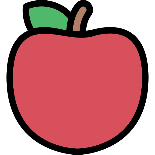 manzana Generic Outline Color icono