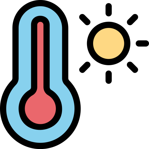 il riscaldamento globale Generic Outline Color icona