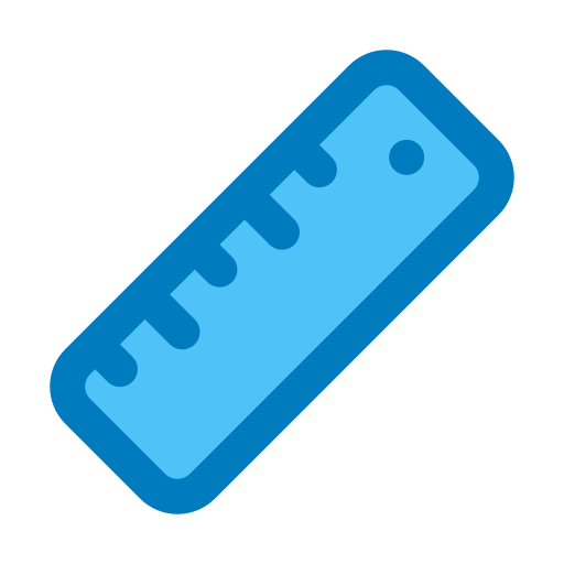 ルーラー Generic Blue icon