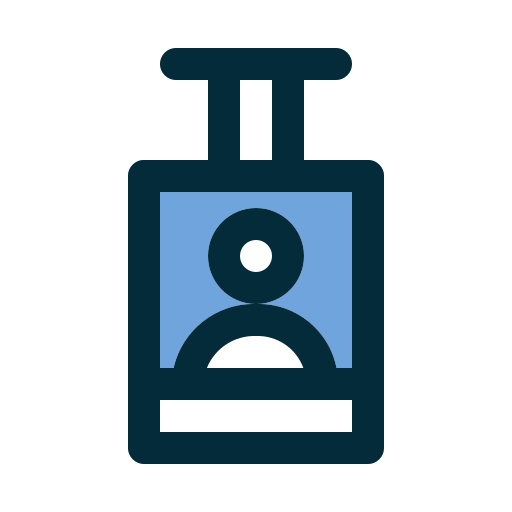 idカード Generic Blue icon