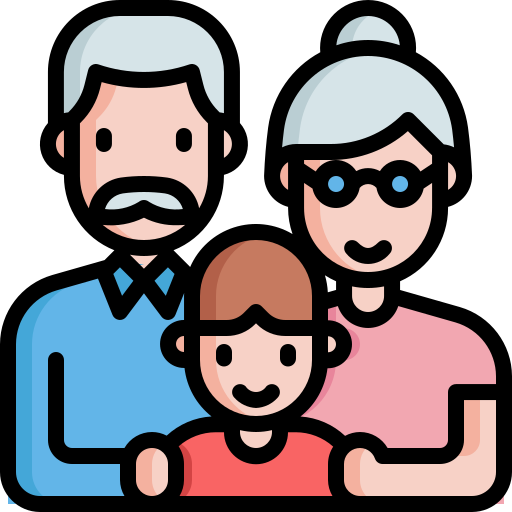 abuelos Generic Outline Color icono