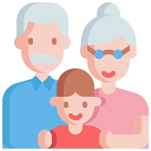 Бабушка и дедушка Generic Flat иконка