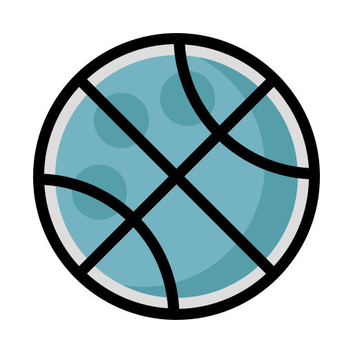 pallacanestro Generic Outline Color icona