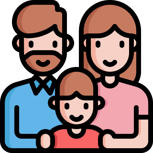 familie Generic Outline Color icoon