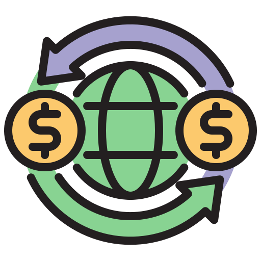 transferencia de dinero Toempong Lineal color icono