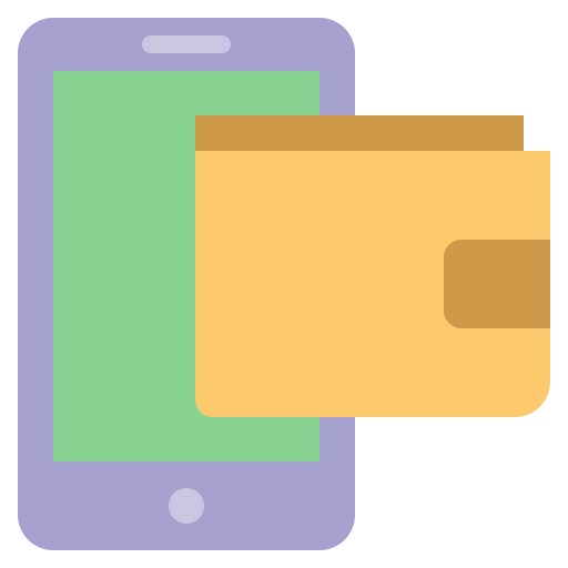 Online wallet Toempong Flat icon