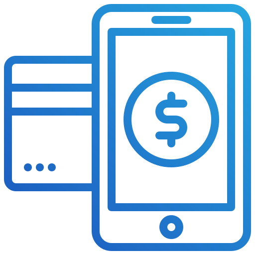 servizi bancari per smarthpone Toempong Gradient icona