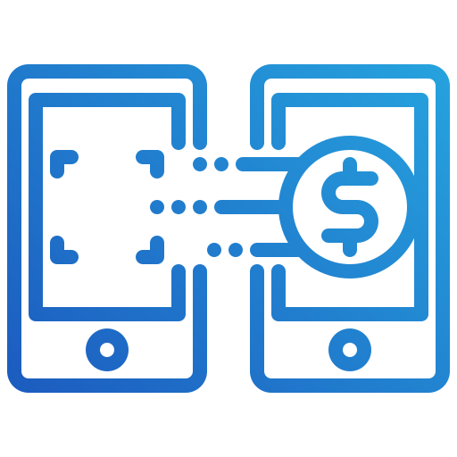 pagamento móvel Toempong Gradient Ícone