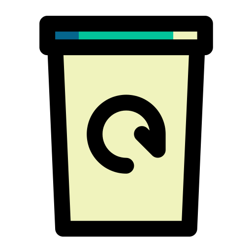 ごみ箱 Generic Outline Color icon