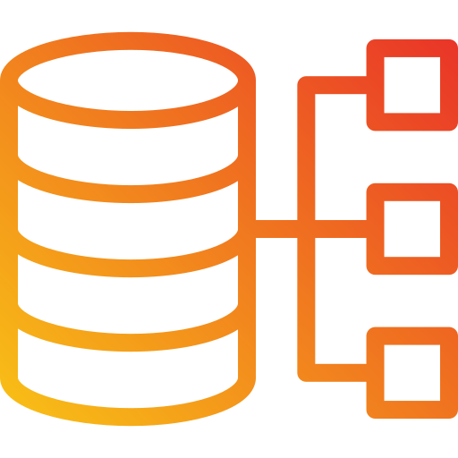 Database Generic Gradient icon