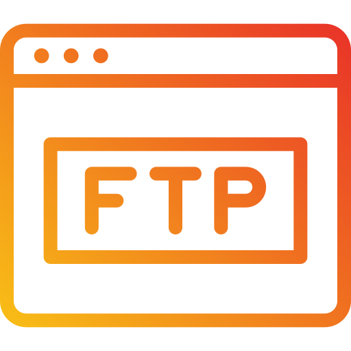 ftp Generic Gradient Icône