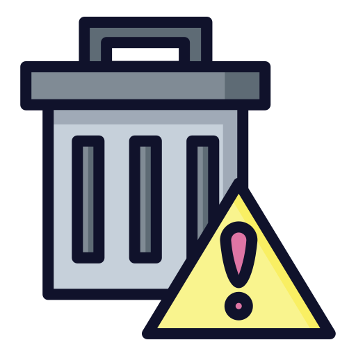 ファイルを削除する Generic Outline Color icon