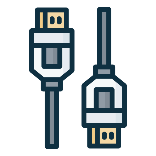 port hdmi Generic Outline Color ikona