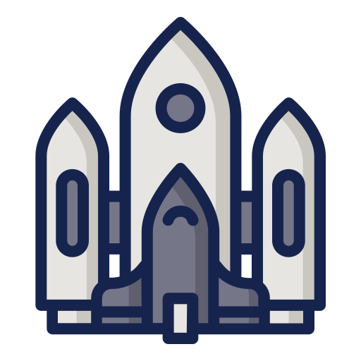 transbordador espacial Generic Outline Color icono