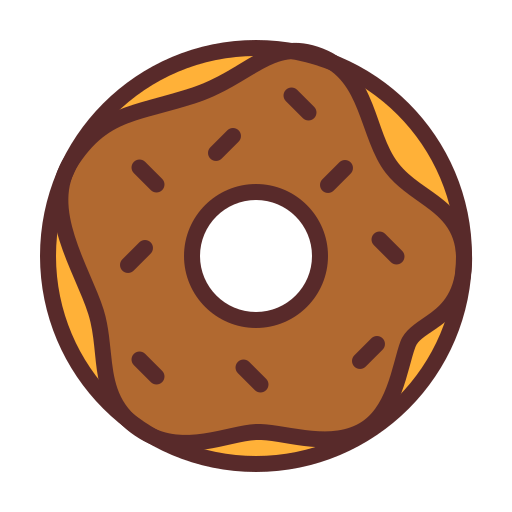 Doughnut Generic Outline Color icon