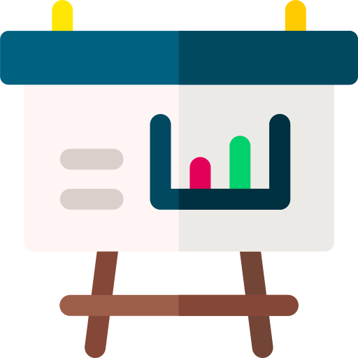 그래프 Basic Rounded Flat icon