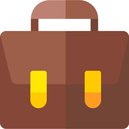 Briefcase Basic Rounded Flat icon