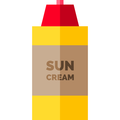 crema solar Basic Straight Flat icono