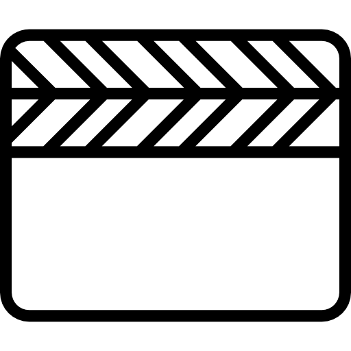 clapperboard Basic Mixture Lineal icon
