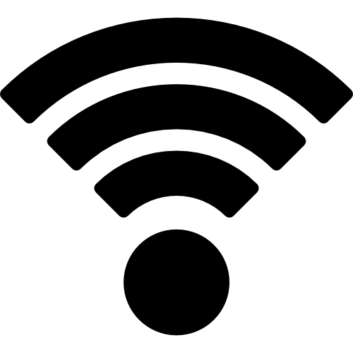wifi Basic Mixture Filled Icône