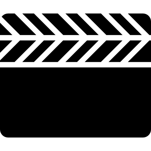 Clapperboard Basic Mixture Filled icon