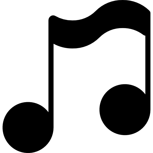 Музыкальная нота Basic Mixture Filled иконка