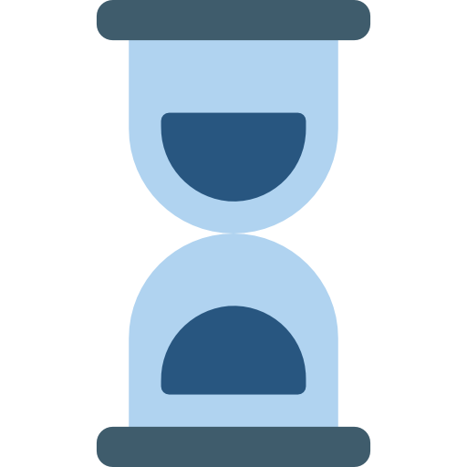 Hourglass Basic Mixture Flat icon