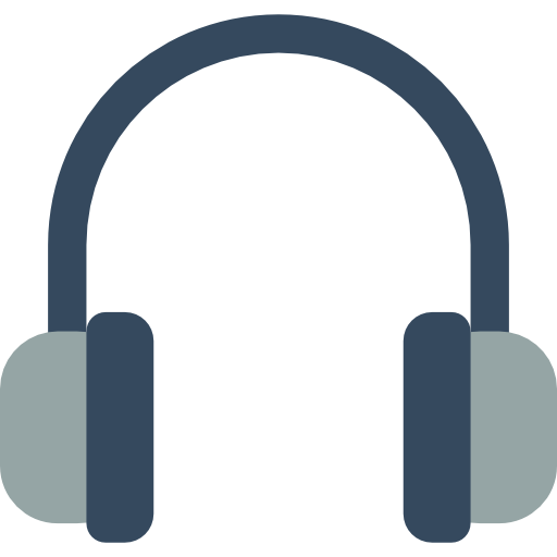 Headphones Basic Mixture Flat icon