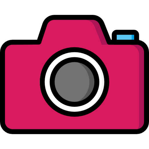Photo camera Basic Mixture Lineal color icon