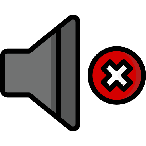Mute Basic Mixture Lineal color icon