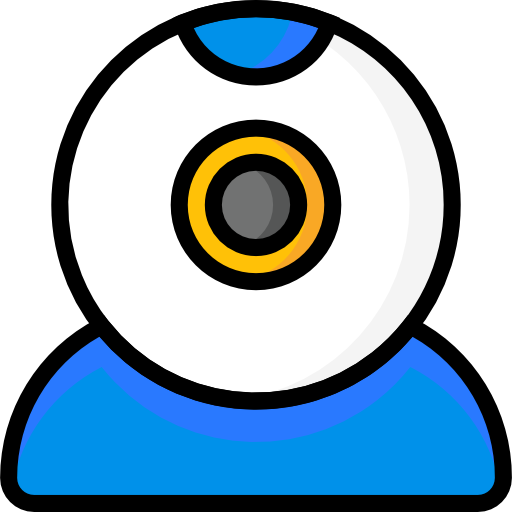 kamerka internetowa Basic Mixture Lineal color ikona