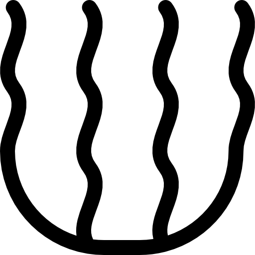 algas marinas Basic Rounded Lineal icono