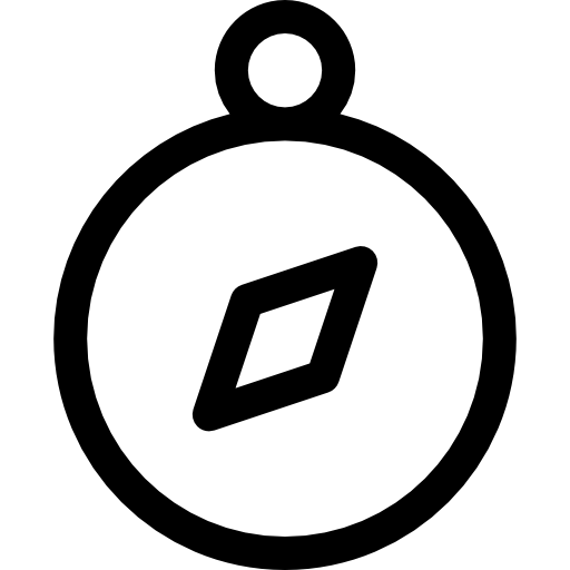 kompas Basic Rounded Lineal icoon
