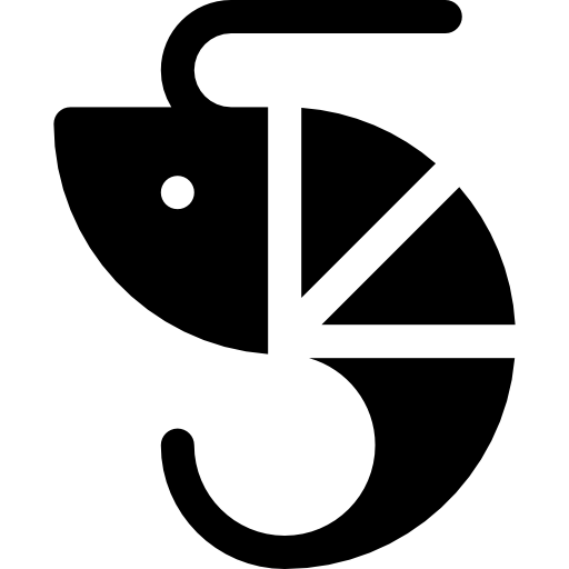 왕새우 Basic Rounded Filled icon
