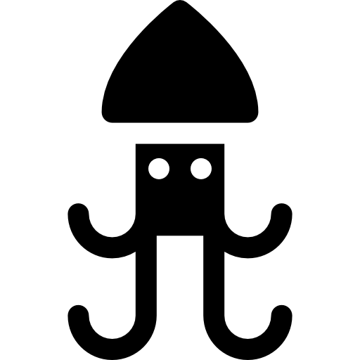 Squid Basic Rounded Filled icon