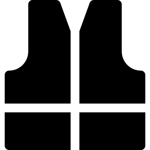 chalecos salvavidas Basic Rounded Filled icono