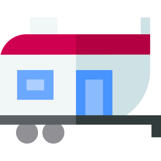 Caravan Basic Straight Flat icon