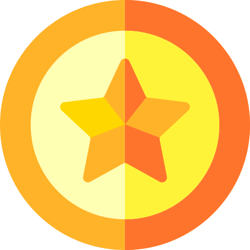 medalla Basic Rounded Flat icono