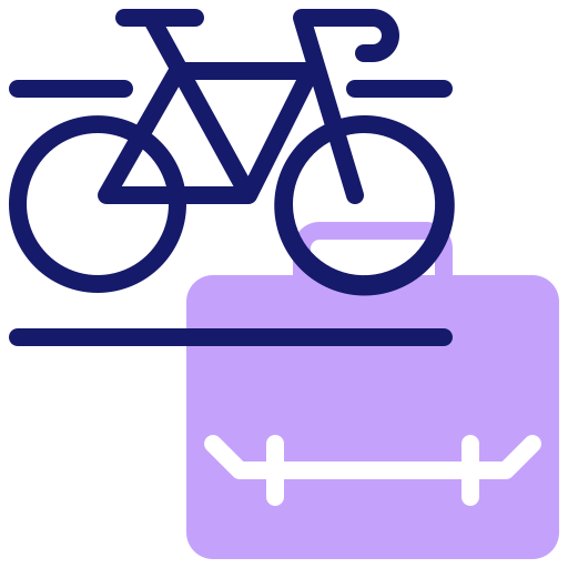 Bike Inipagistudio Lineal Color icon