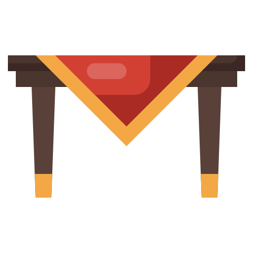Dinning table Surang Flat icon