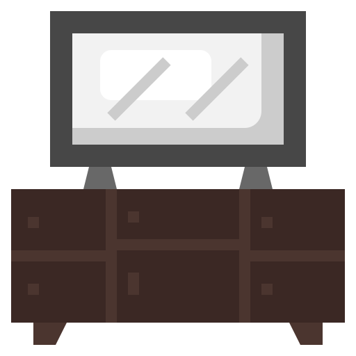 Tv table Surang Flat icon