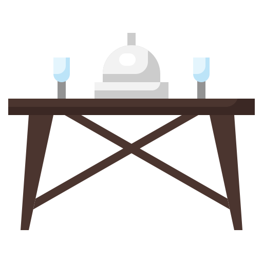 Dining table Surang Flat icon