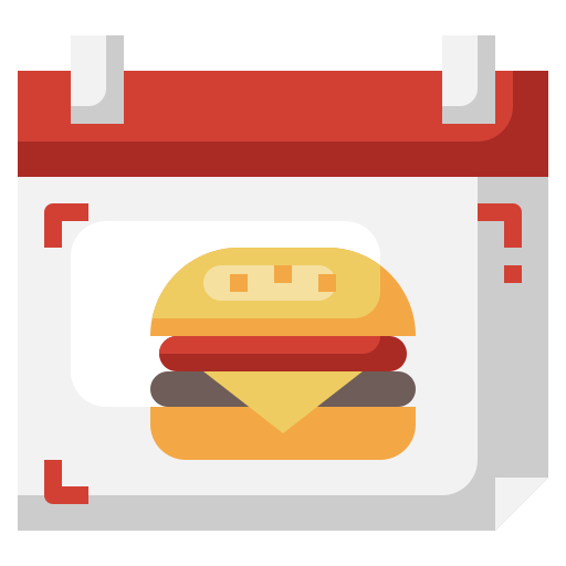 hamburger Surang Flat icoon