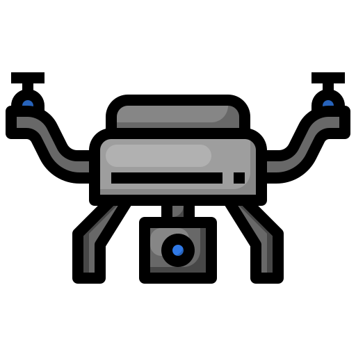 Drone Surang Lineal Color icon