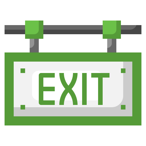 Exit Surang Flat icon
